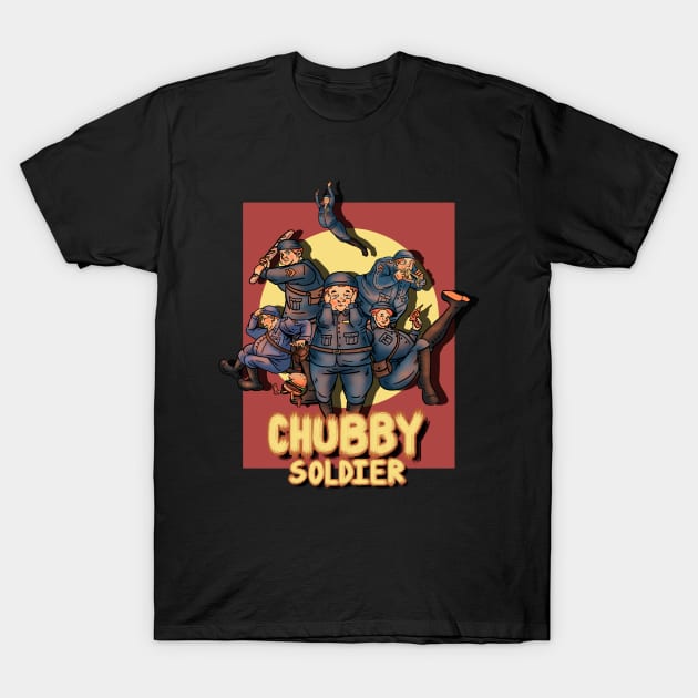 Chubby soldier T-Shirt by Translucia